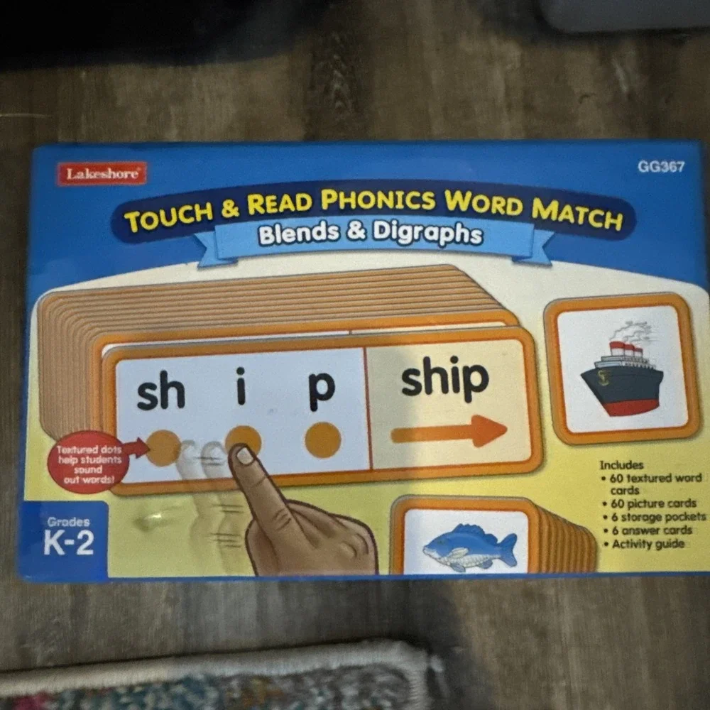 Lakeshore Learning Touch & Read Match Level 1  K-2 Learn To READ lot Of 6
